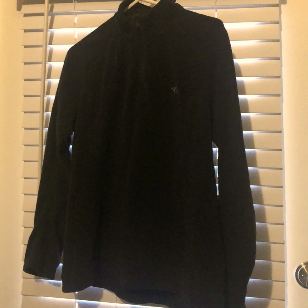 Black/ Cool Blue polyester pullover